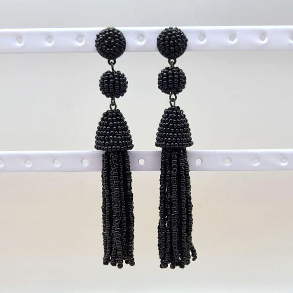 Baublebar Black beaded earrings, pierced - Picture 1 of 7